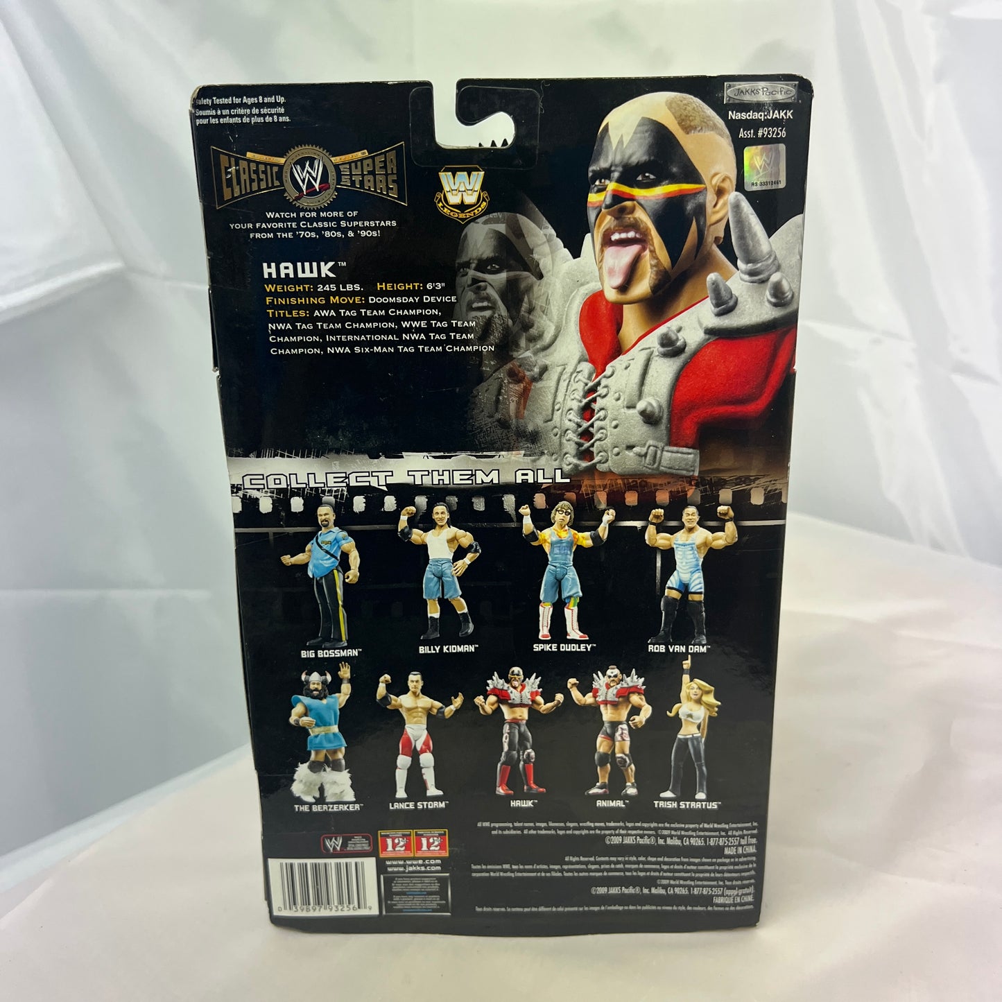 Hawk WWE Classic Superstars Action Figure Jakks Series 23