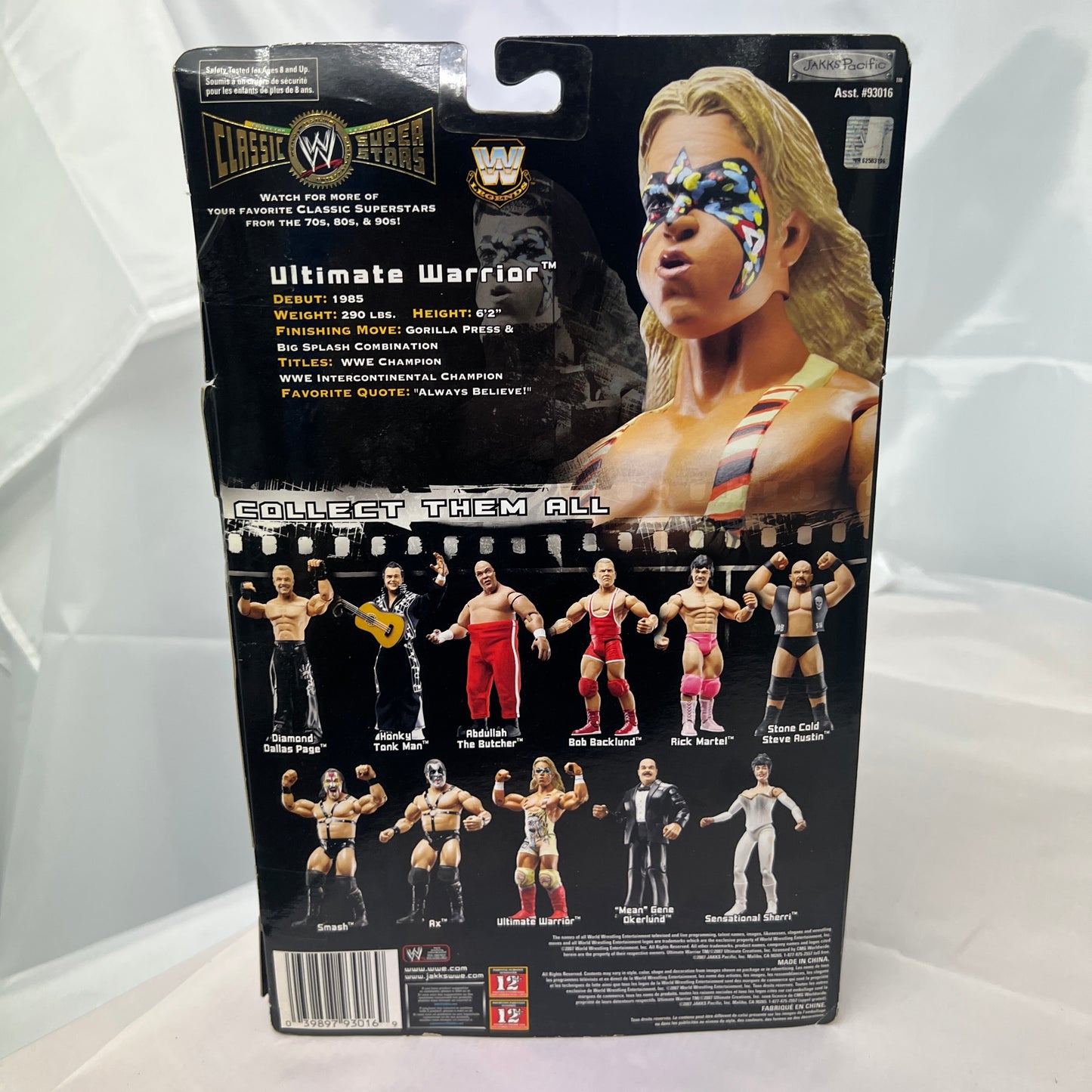 Ultimate Warrior WWE Classic Superstars Action Figure Jakks Series 14