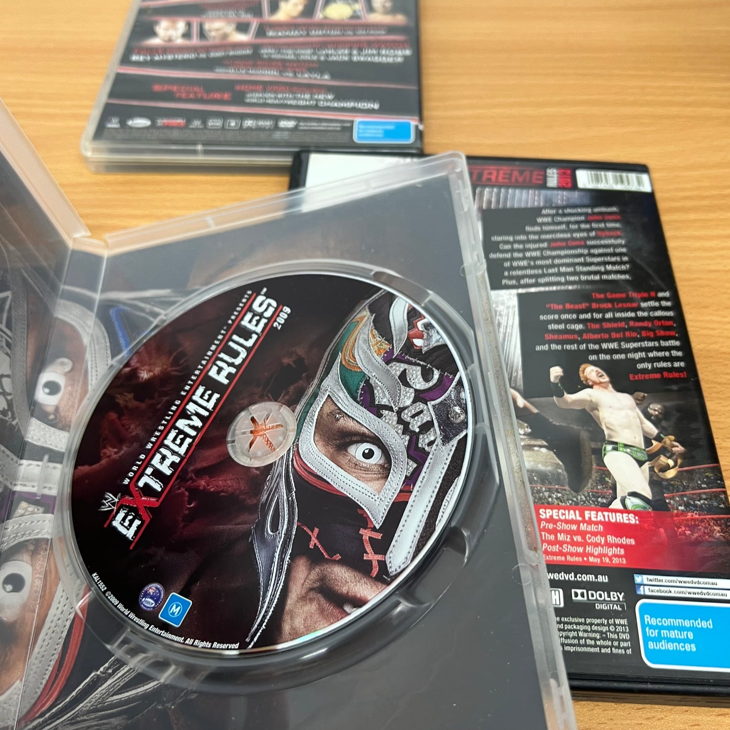 WWE 3x Extreme Rules 2009, 2011, 2013 PPV DVD