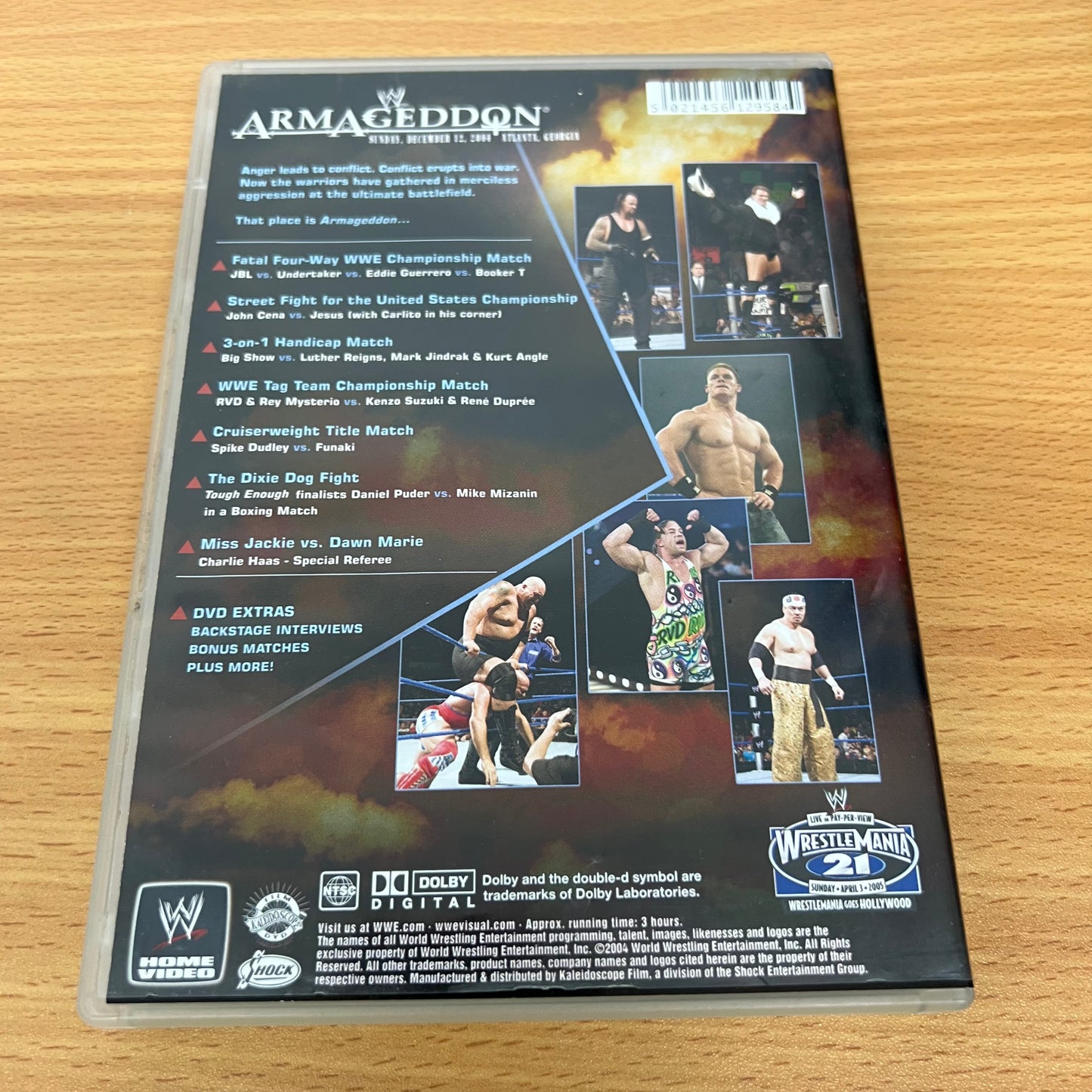 WWE Armageddon 2004 PPV DVD 1