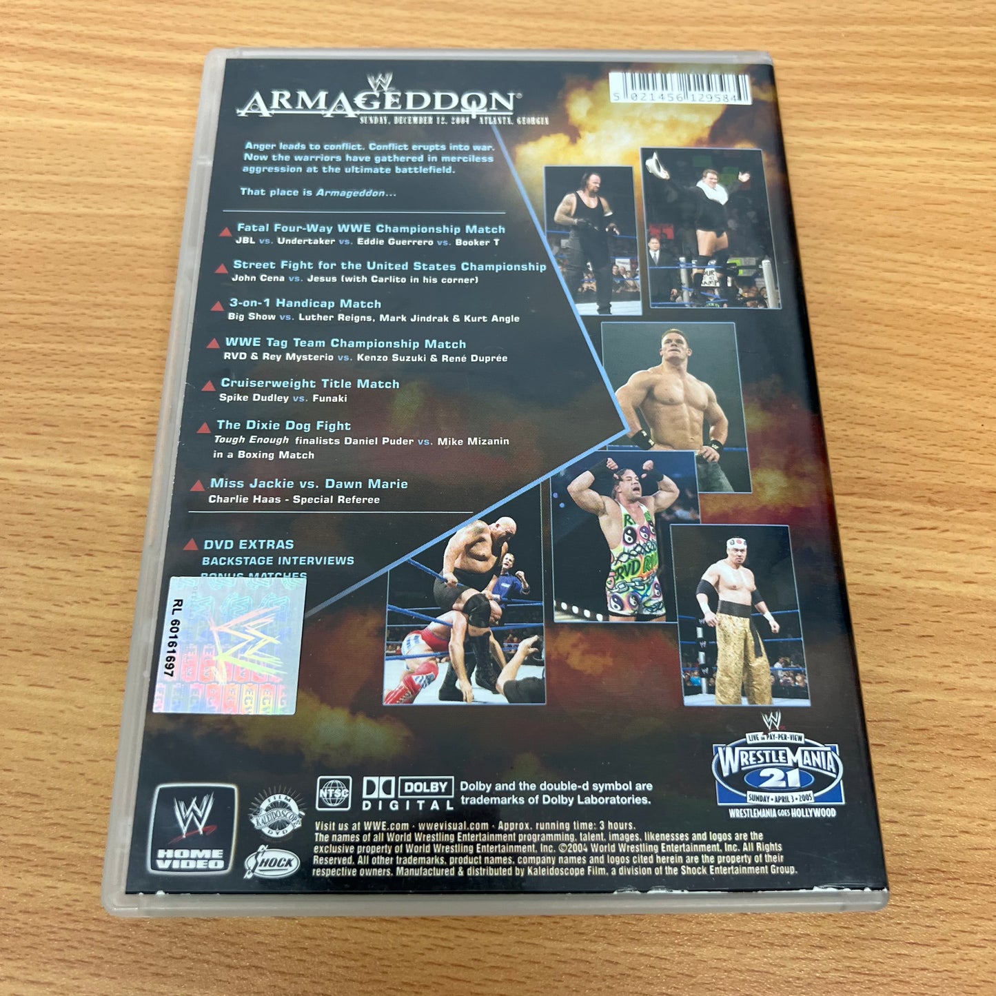WWE Armageddon 2004 PPV DVD 2