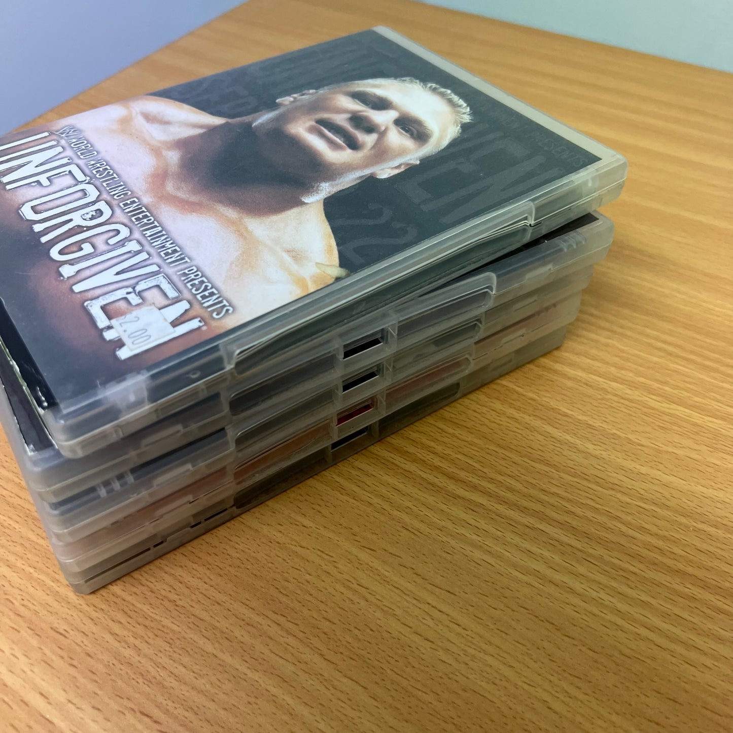 WWE 5x Unforgiven 2002, 2004-2007 PPV DVD Lot Bundle