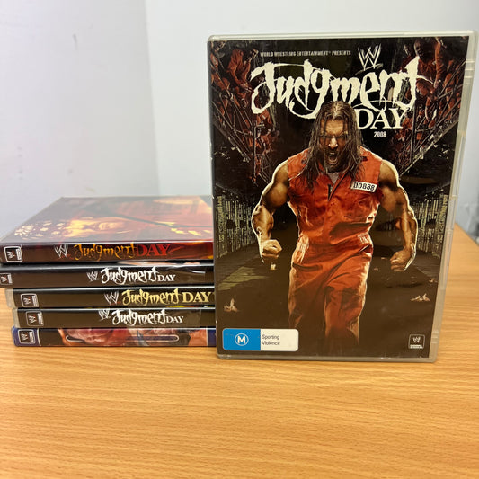 WWE 6x Judgment Day 2002-2003, 2005-2008 PPV DVD Lot Bundle