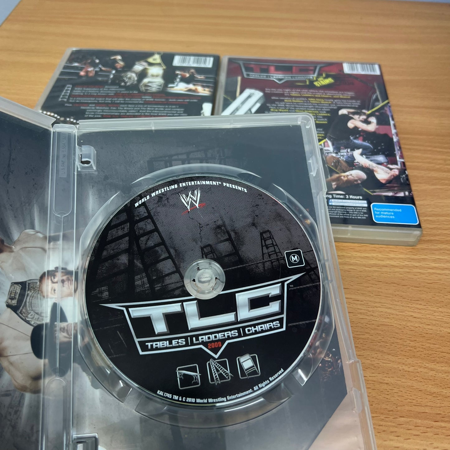 WWE 3x DVDs TLC 2009, 2013-2014 PPV Lot Bundle