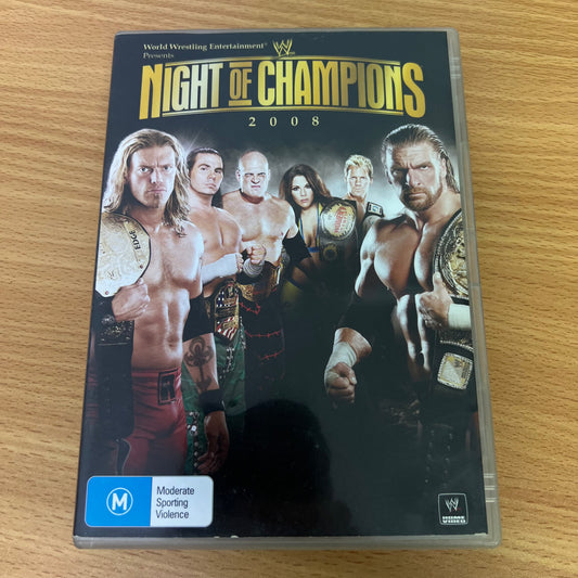 WWE DVD Night of Champions 2008 PPV