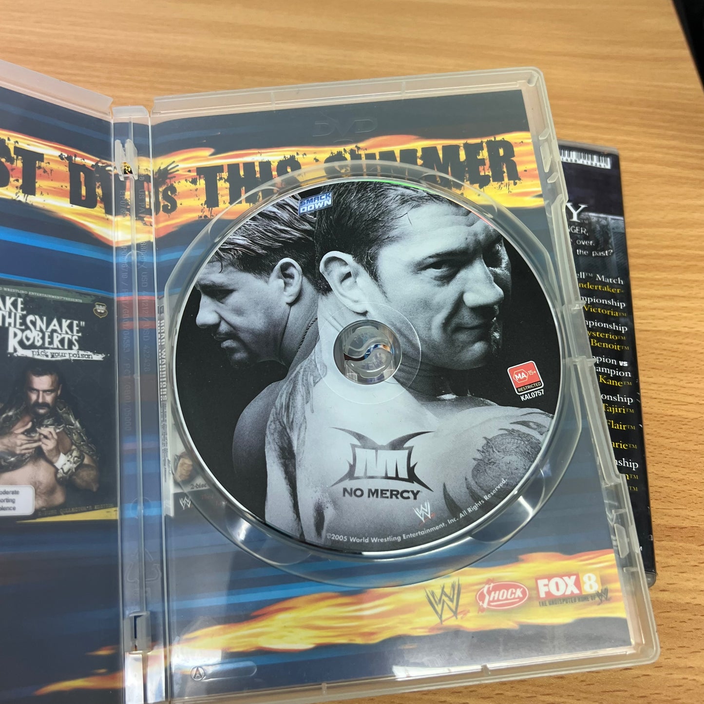 WWE 2x DVD No Mercy 2002, 2005 PPV Lot Bundle