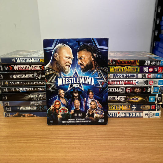 WWE DVD 18 x Wrestlemania 9 - 35, 38 Bundle Lot