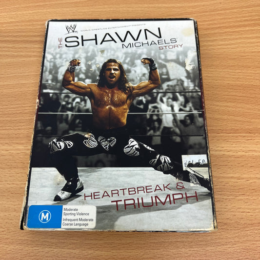 WWE - The Shawn Michaels Story: Heartbreak and Triumph (DVD, 2007, 3-Disc Set)