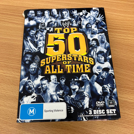 WWE - Top 50 Superstars of All Time (DVD, 2010)