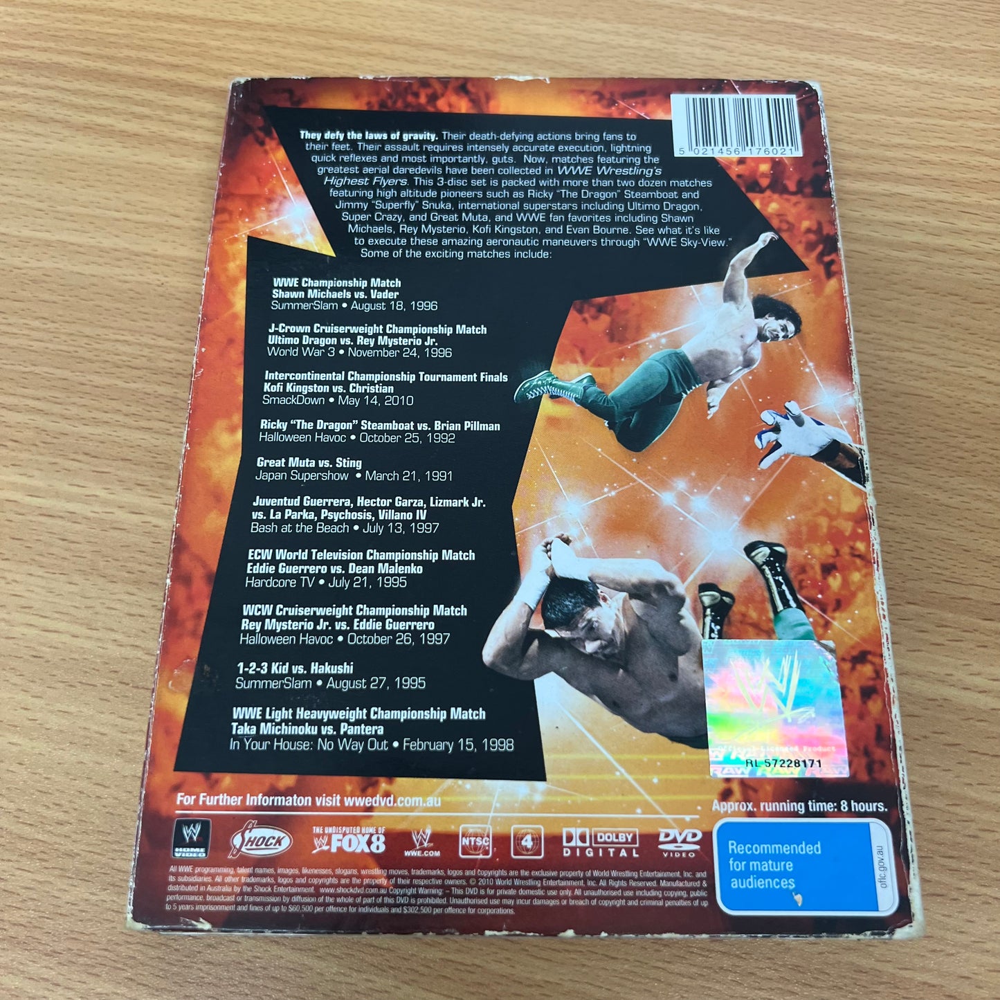WWE - Wrestling's Highest Flyers (DVD, 2010, 3-Disc Set)
