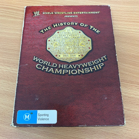 WWE The History Of The World Heavyweight Championship DVD 3 Disc Set