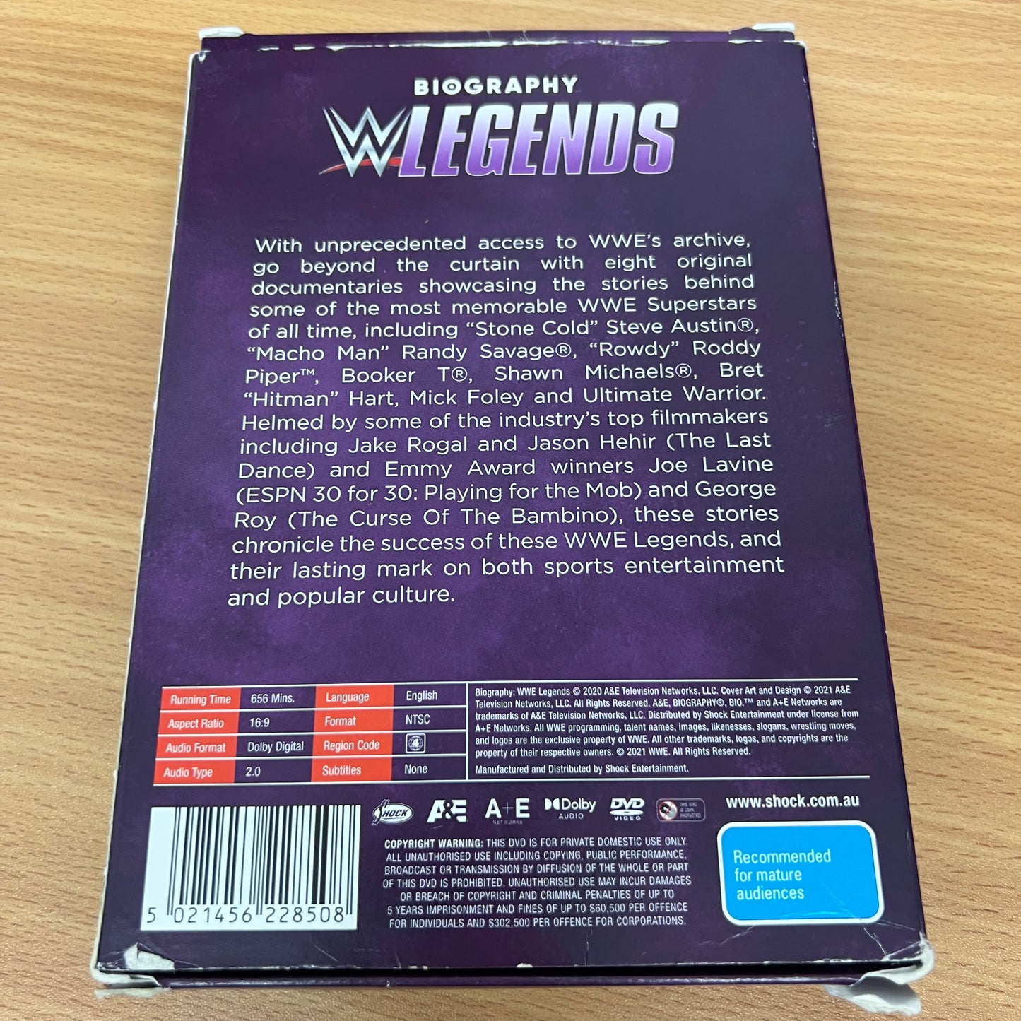 WWE Legends Biography DVD 2021