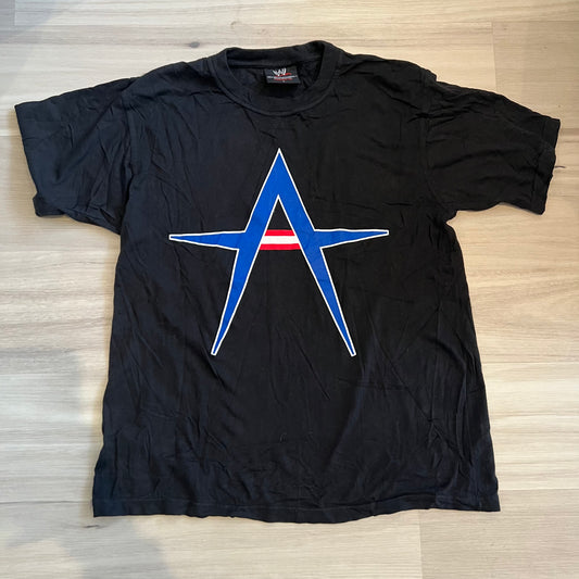 Kurt Angle Shirt - WWE Size Large America Needs A Hero Retro