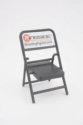 10 x Folding Steel Chair Black Accessories - for WWE Wrestling Action Figures Playset