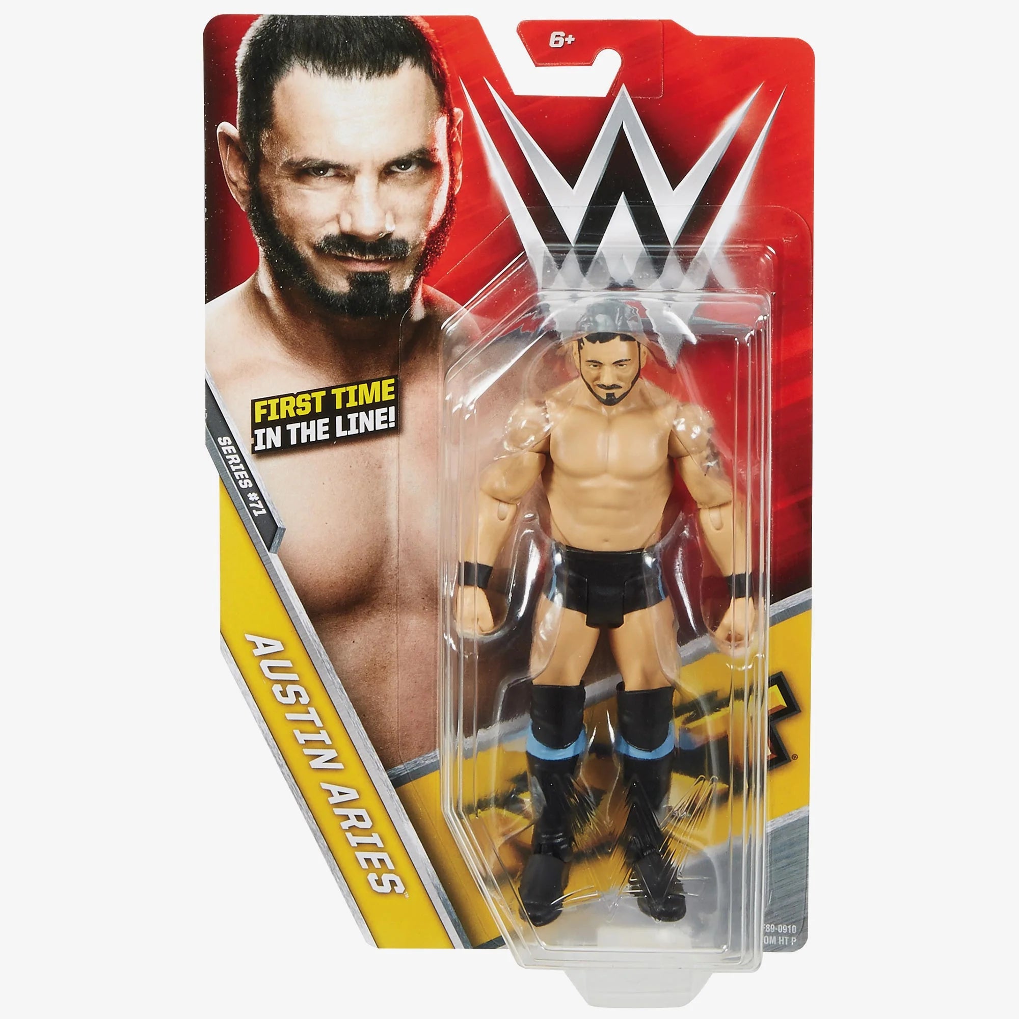 WWE Basic #71 – Action Figure Austin Aries – Scala Superstar 6 Pollici, Articolata, Dettagli Autentici