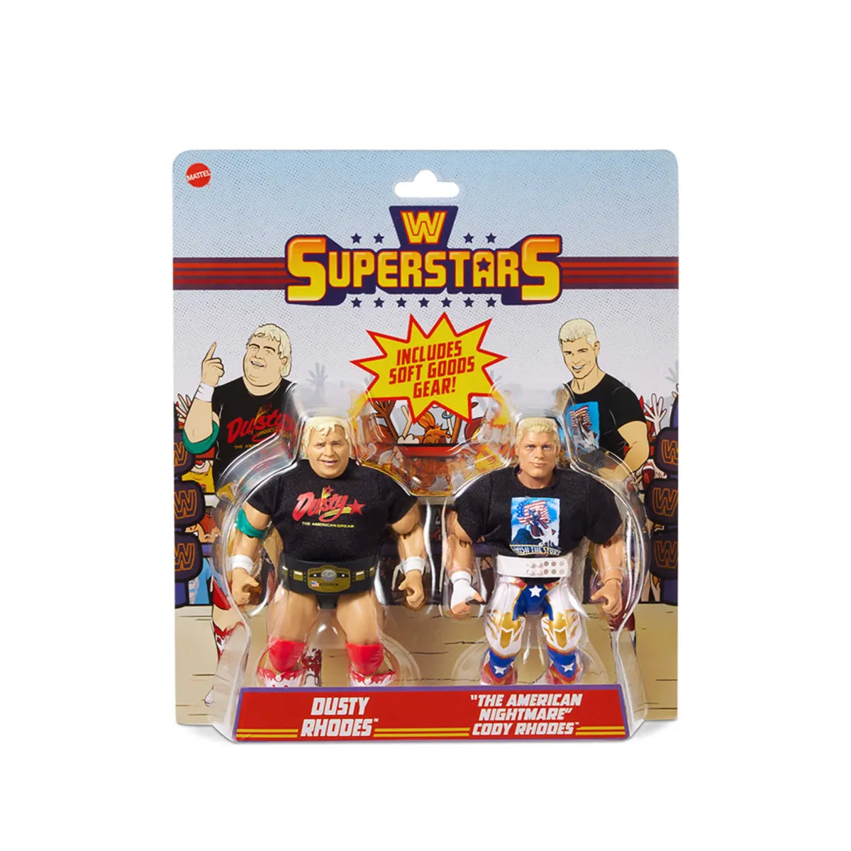 WWE Superstars Cody Rhodes and Dusty Rhodes 2 Pack Action Figures