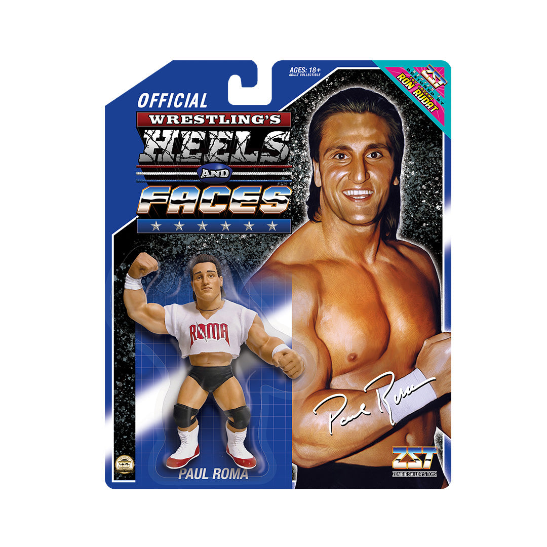 Paul Roma - Heels and Faces Series 3 - Scale Retro Action Figure WWE