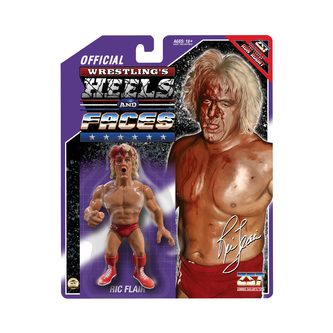 PREORDER Ric Flair Heels and Faces Series 4 Scale Retro Action Figure WWE