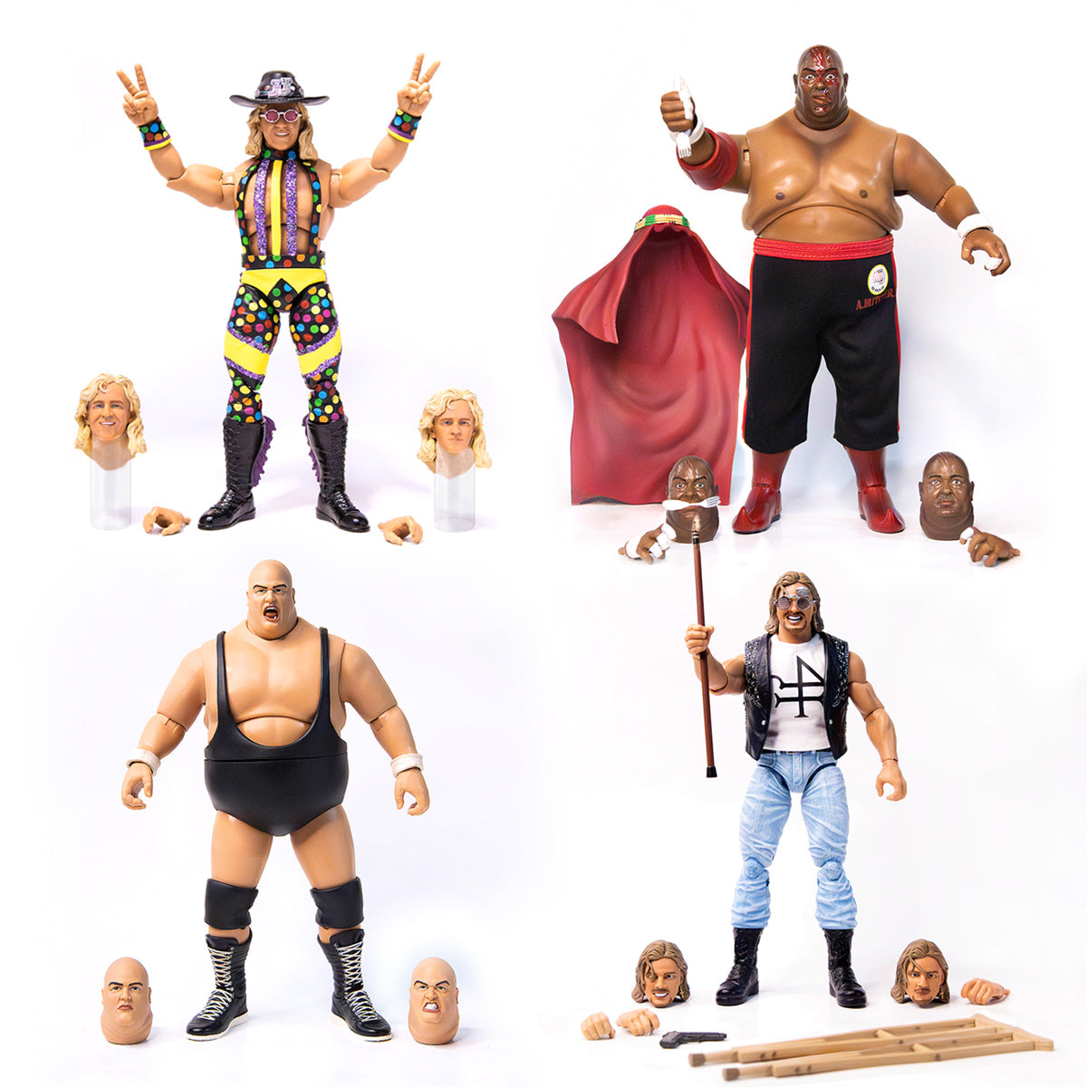 PREORDER Set of 4 - Pinnacle Collection Action Figure Zombie Sailor Toys - Scale WWE