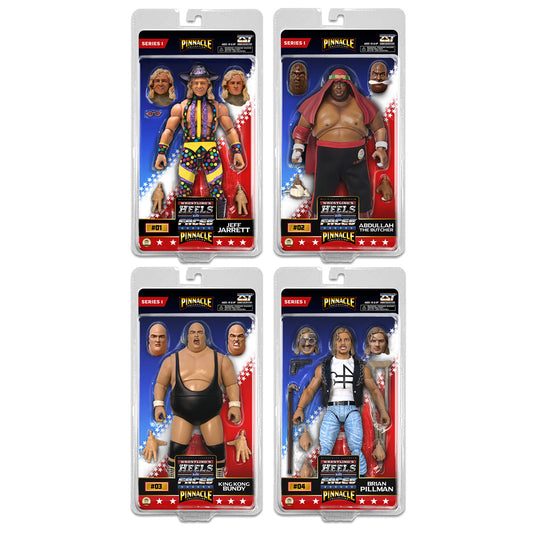 PREORDER Set of 4 - Pinnacle Collection Action Figure Zombie Sailor Toys - Scale WWE