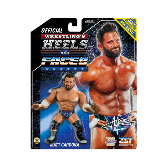 Matt Cardona - Heels and Faces Series 1 - Scale Retro Action Figure WWE