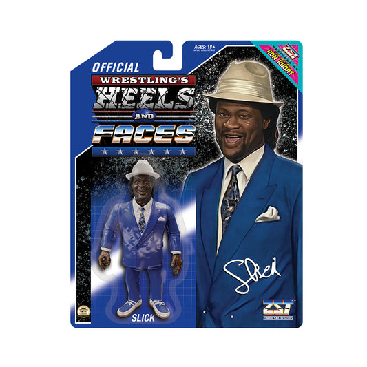 Slick (Blue Suit) - Heels and Faces Series 3 - Scale Retro Action Figure WWE