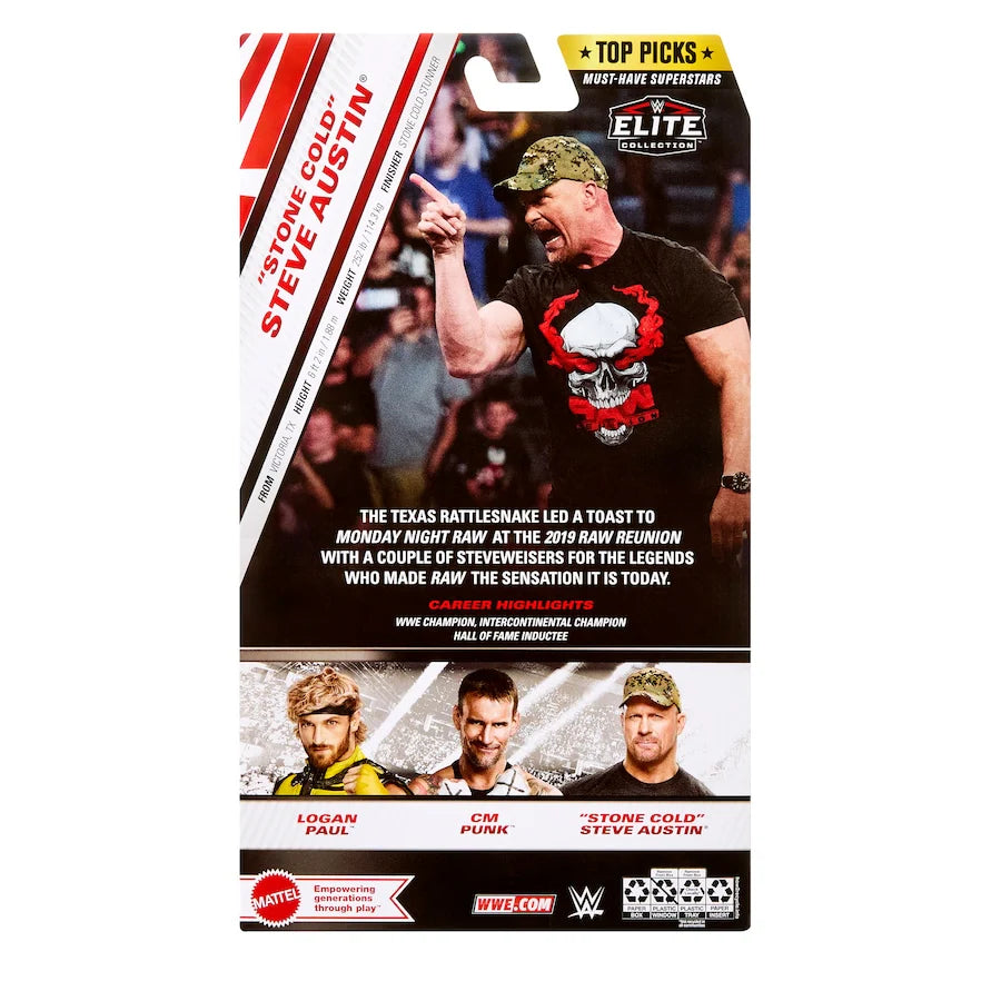 Stone Cold Steve Austin - WWE Elite Top Picks Wave 2 Action Figure