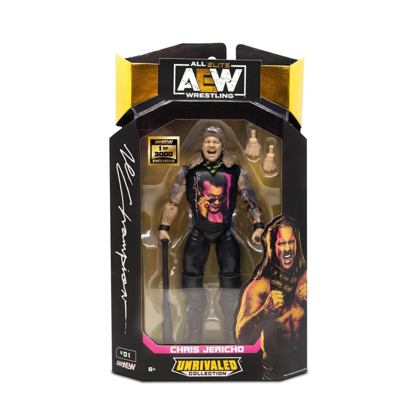 Chris Jericho - Shop AEW Unrivaled 1 of 3000 Action Figure WWE
