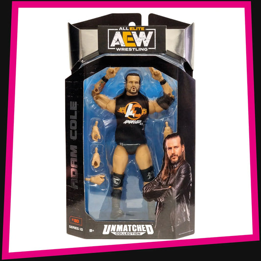 Adam Cole CHASE AEW Unmatched 10 Action Figure - Scale WWE
