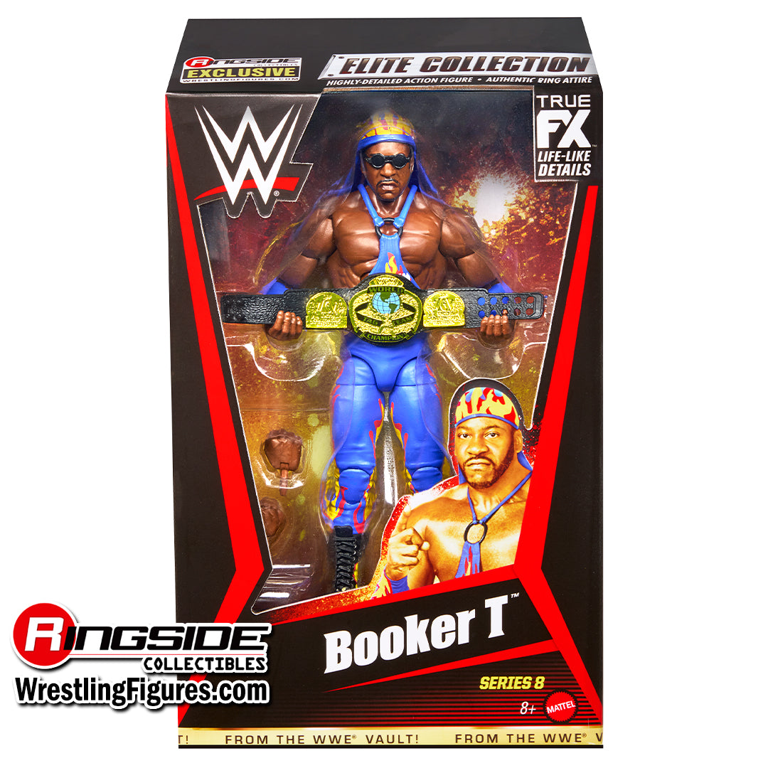 PREORDER Booker T WWE Elite From The Vault Action Figure Series 8
