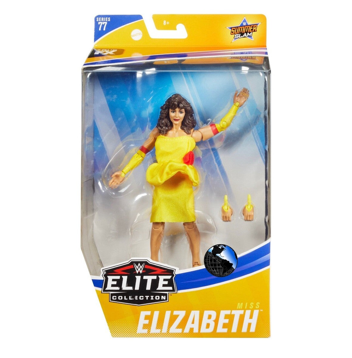 dmg box Miss Elizabeth - WWE Elite Summerslam Action Figure