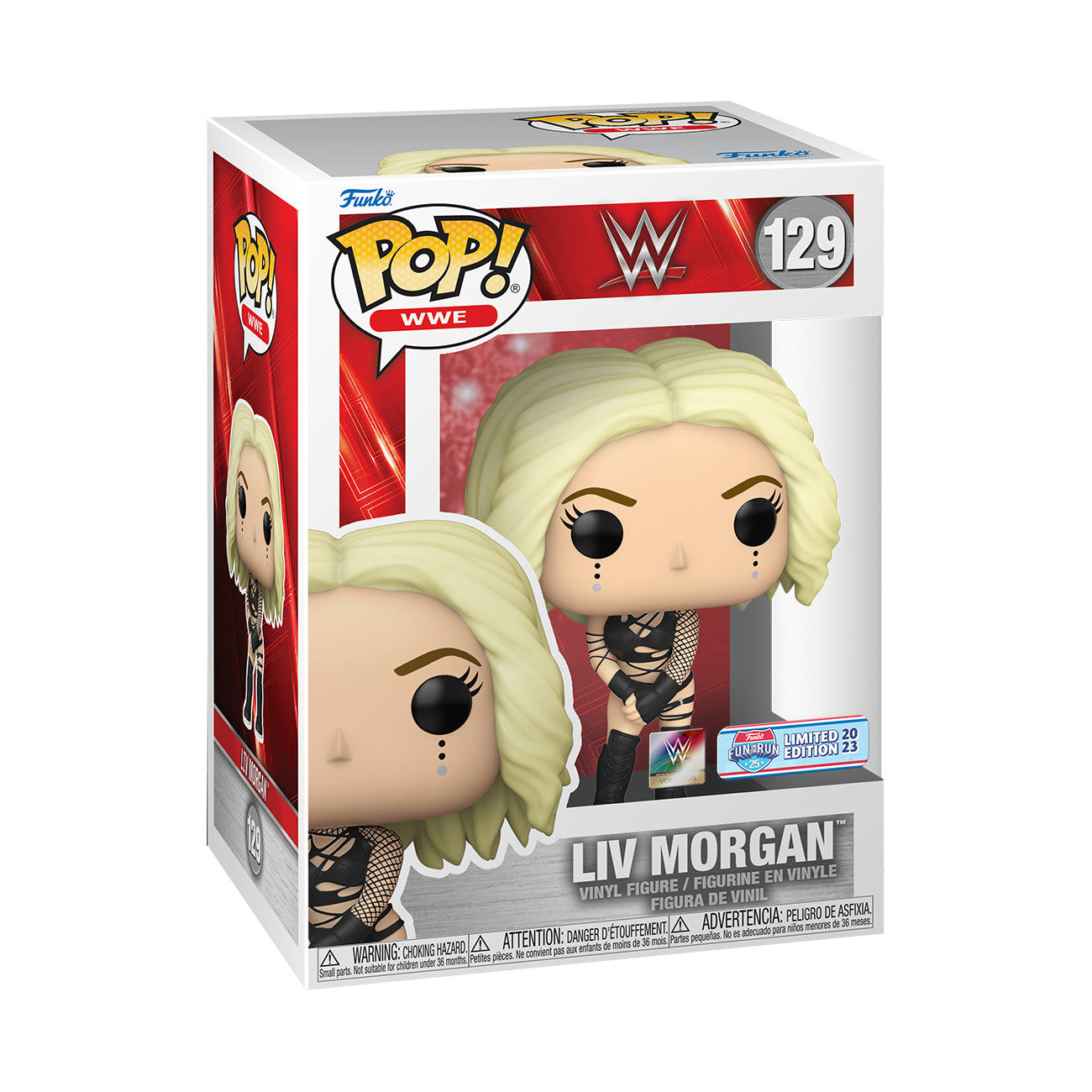 Liv Morgan WWE Pop Vinyl 129 Collectable Figure with Protector