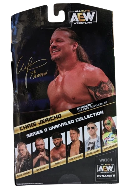 AEW Unrivaled Series 8 Painmaker Chris Jericho 1 of 3000 Chase Limited Figure