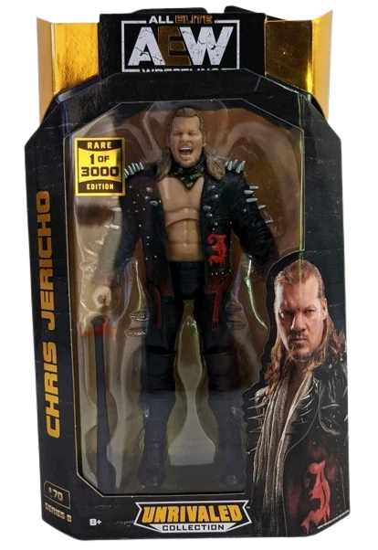 AEW Unrivaled Series 8 Painmaker Chris Jericho 1 of 3000 Chase Limited Figure