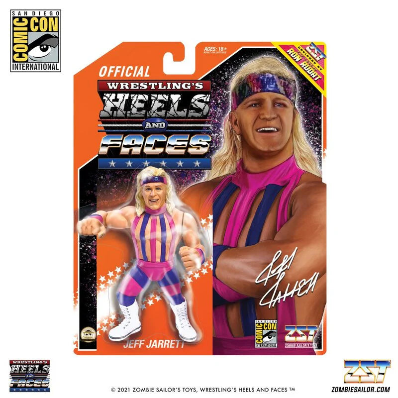 Jeff Jarrett - Heels and Faces SDCC Exclusive - Scale Retro Action Figure WWE