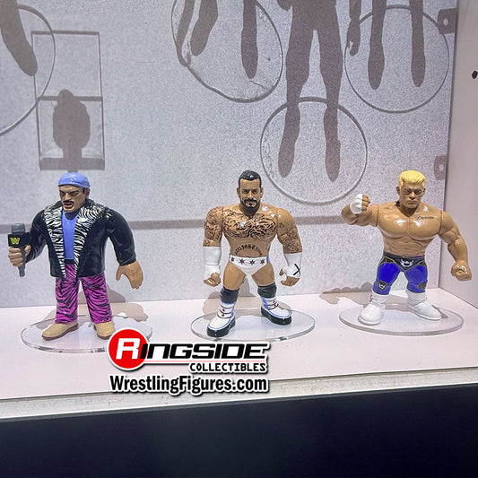 PREORDER Set of 3 Rhodes, Punk, Ventura - WWE Retro 2025 Wave 1 Action Figure