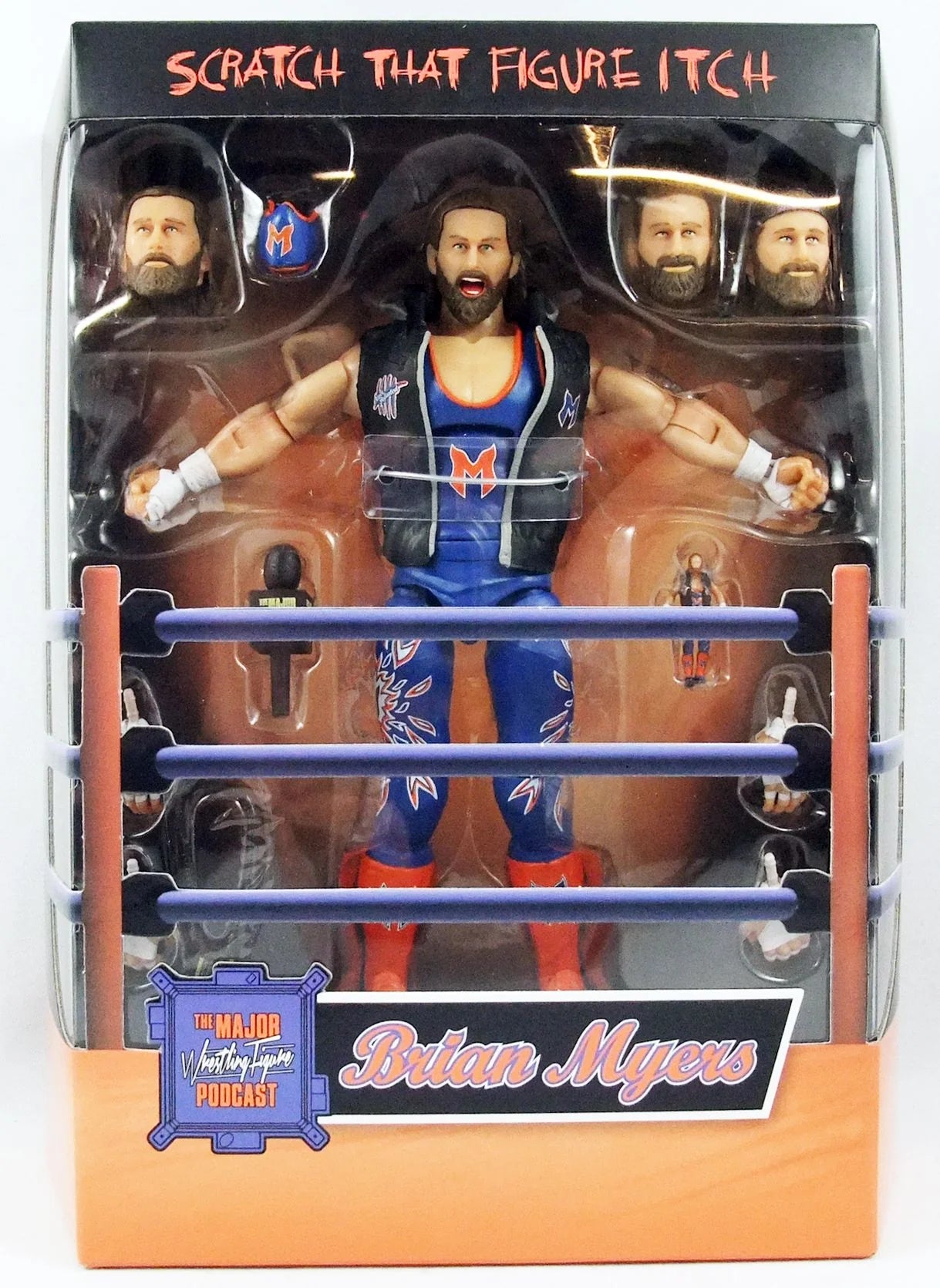 Brian Myers - Super 7 MWFP WWE Action Figure