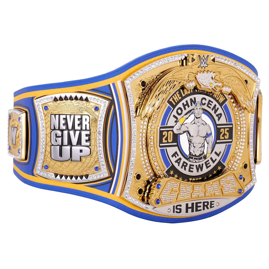 WWE John Cena Farewell 2025 Spinner Championship Replica Title Belt - Los Angeles