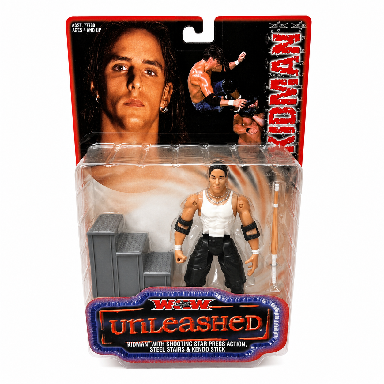 Billy Kidman WCW Unleashed Toybiz 2001 Action Figure Scale WWE