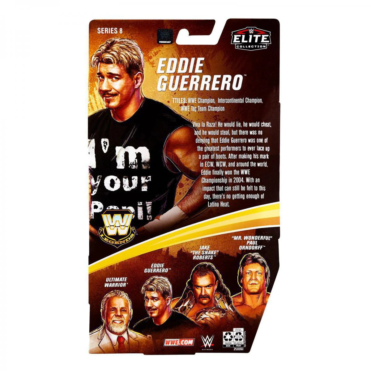 Eddie Guerrero WWE Elite Legends 8 Series Action Figure