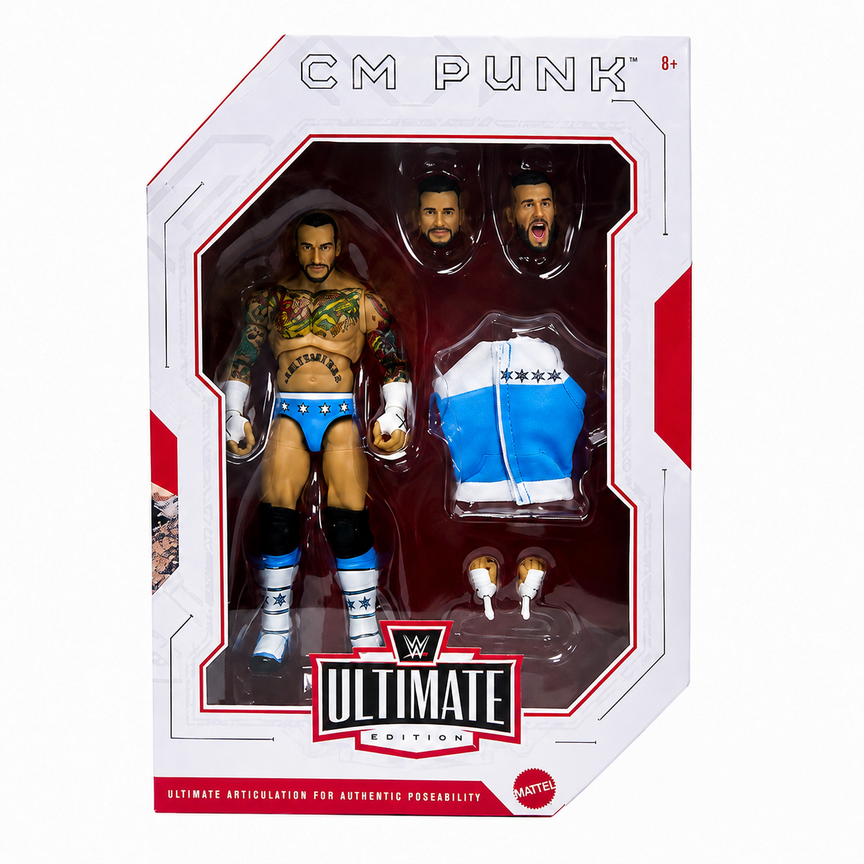Ships Soon CM Punk WWE Ultimate Edition 33 Action Figure