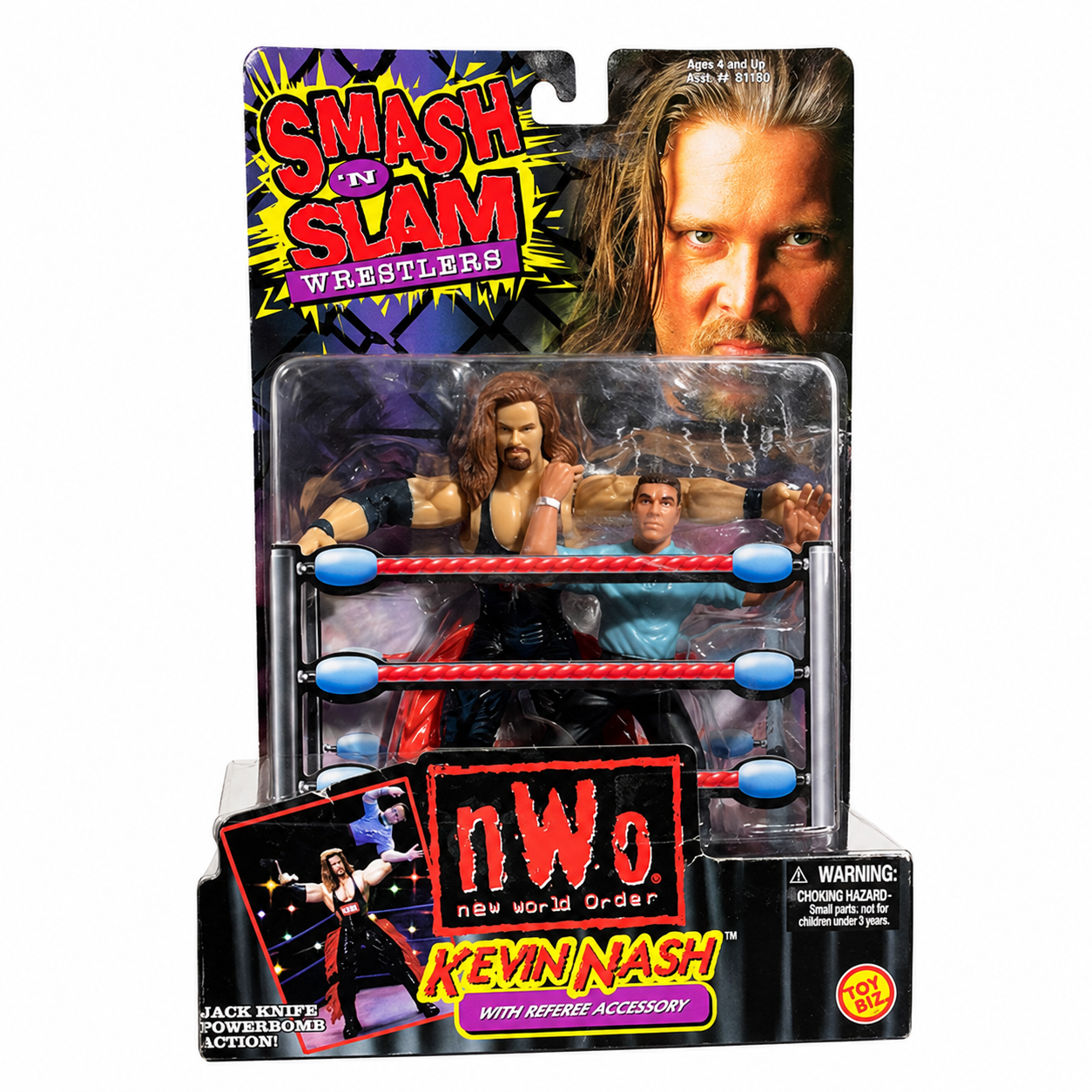 WCW Kevin Nash Smash and Slam Action Figure WWE
