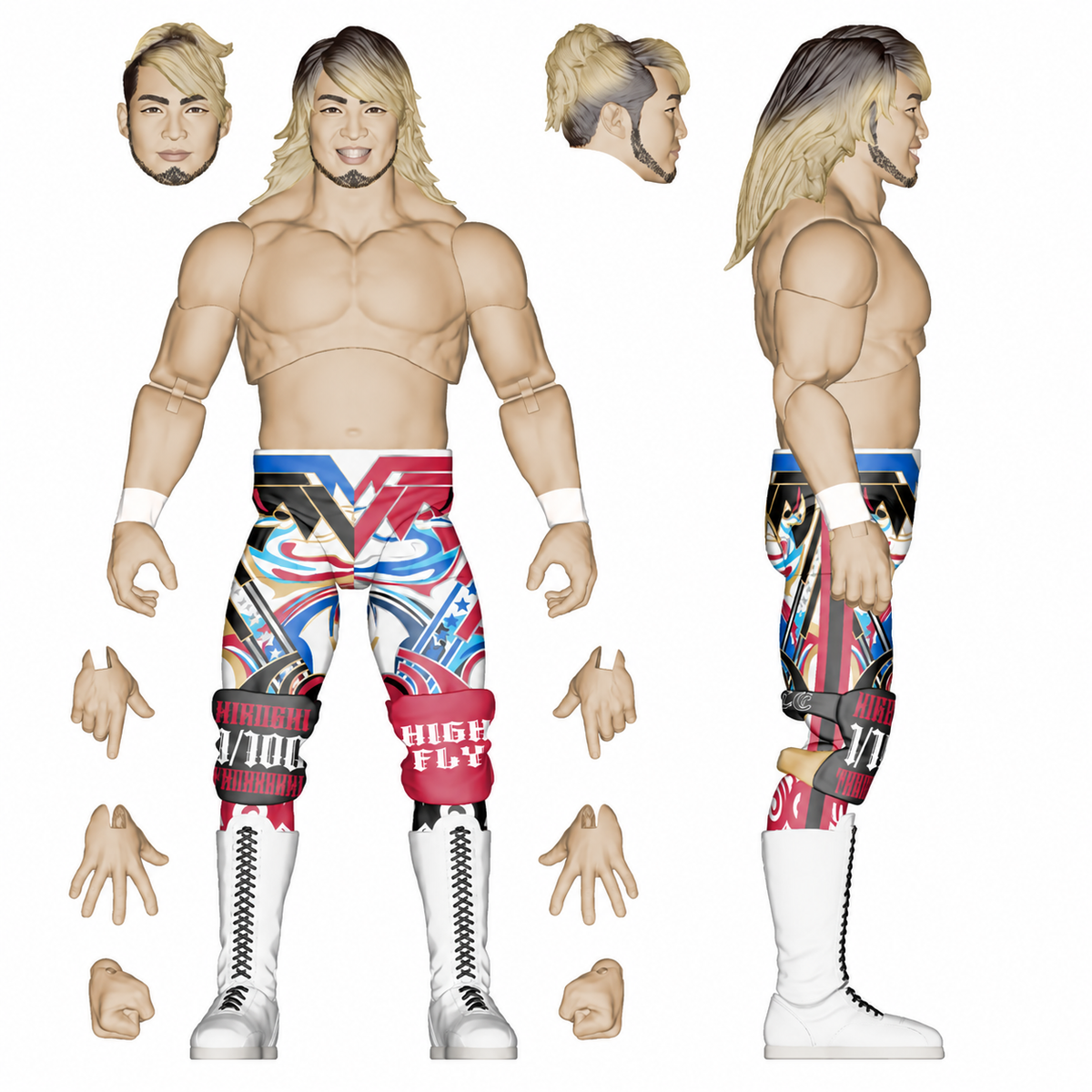 PREORDER Hiroshi Tanahashi (Forever Ace) AEW Exclusive Action Figure WWE