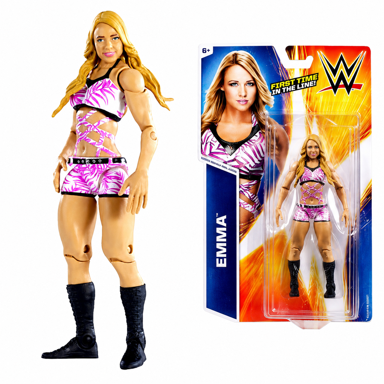 Emma WWE Series 49 Out Of Box Action Figure Mattel 5