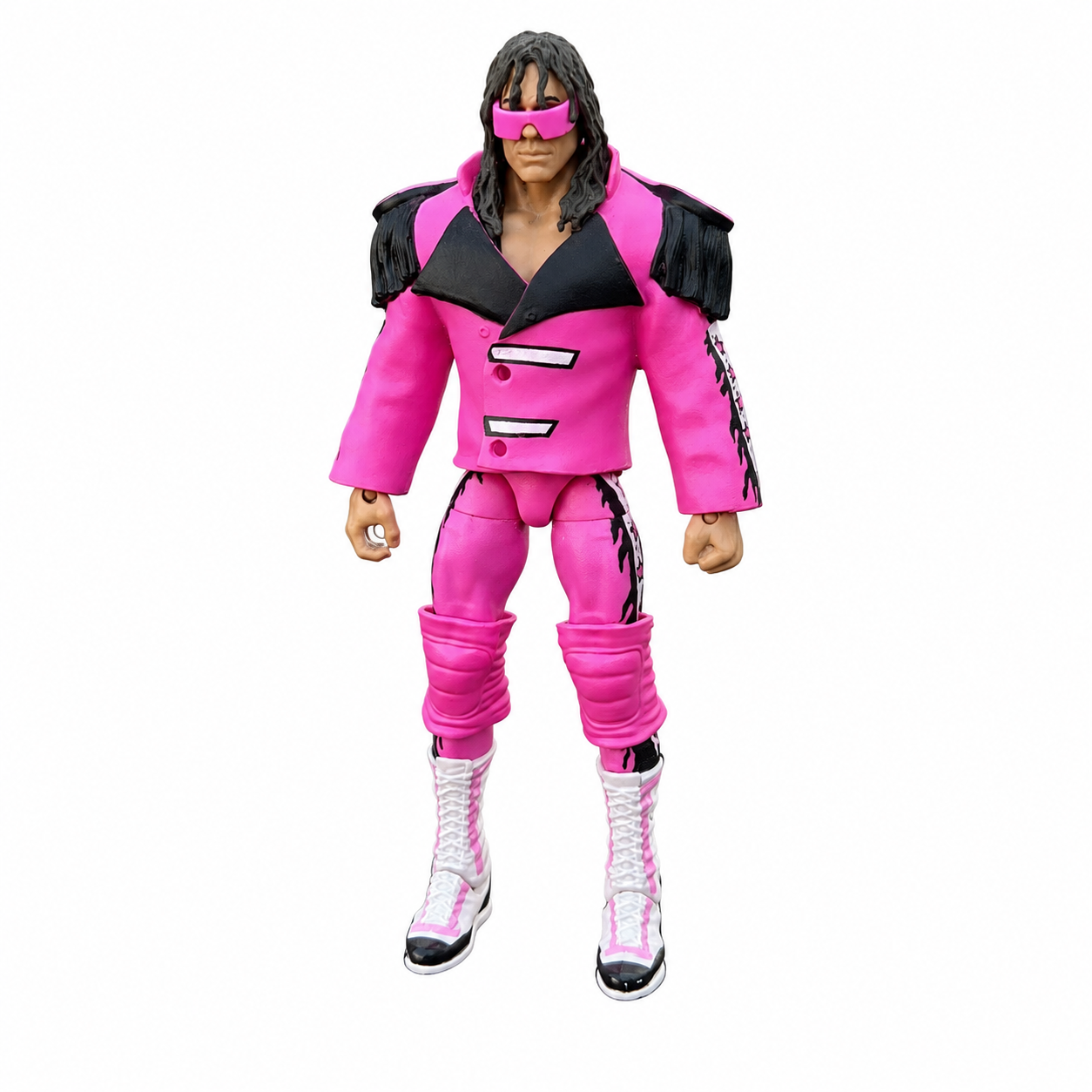 Bret The Hitman Hart WWE Elite Ringside Exclusive Out Of Box Action Figure Mattel 4