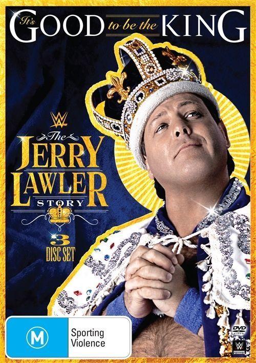 WWE Jerry Lawler It's Good to Be the King 3DVD Region 4 New Sealed