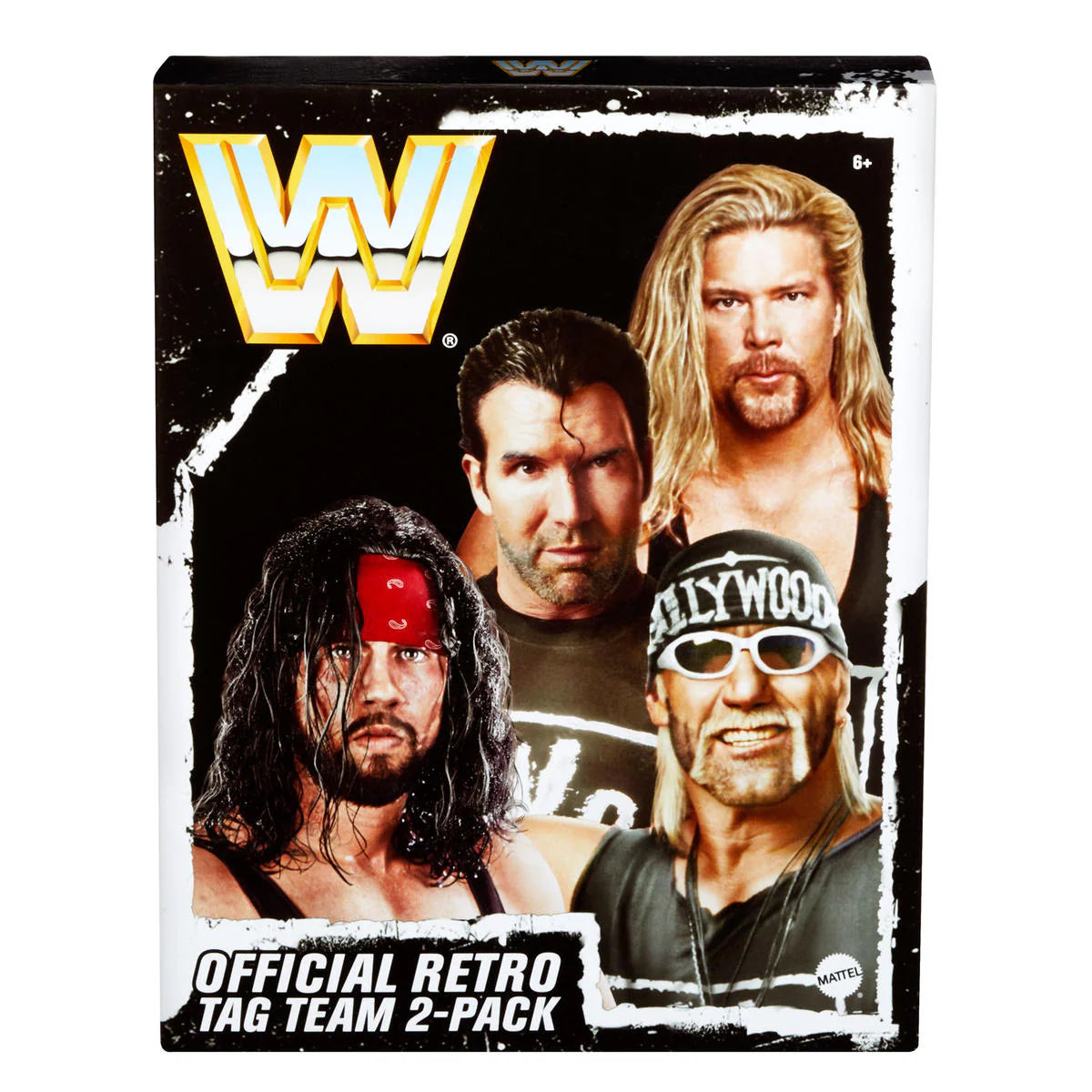 WWE NWO Retros Hulk Hogan, Kevin Nash, Scott Hall & Syxx 4 Pack
