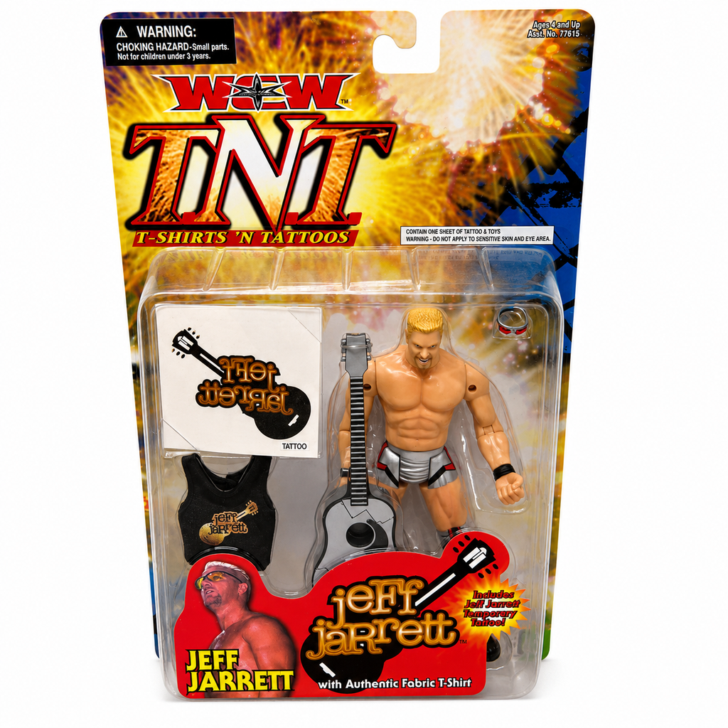 Jeff Jarrett WCW TNT Toybiz Action Figure Scale WWE