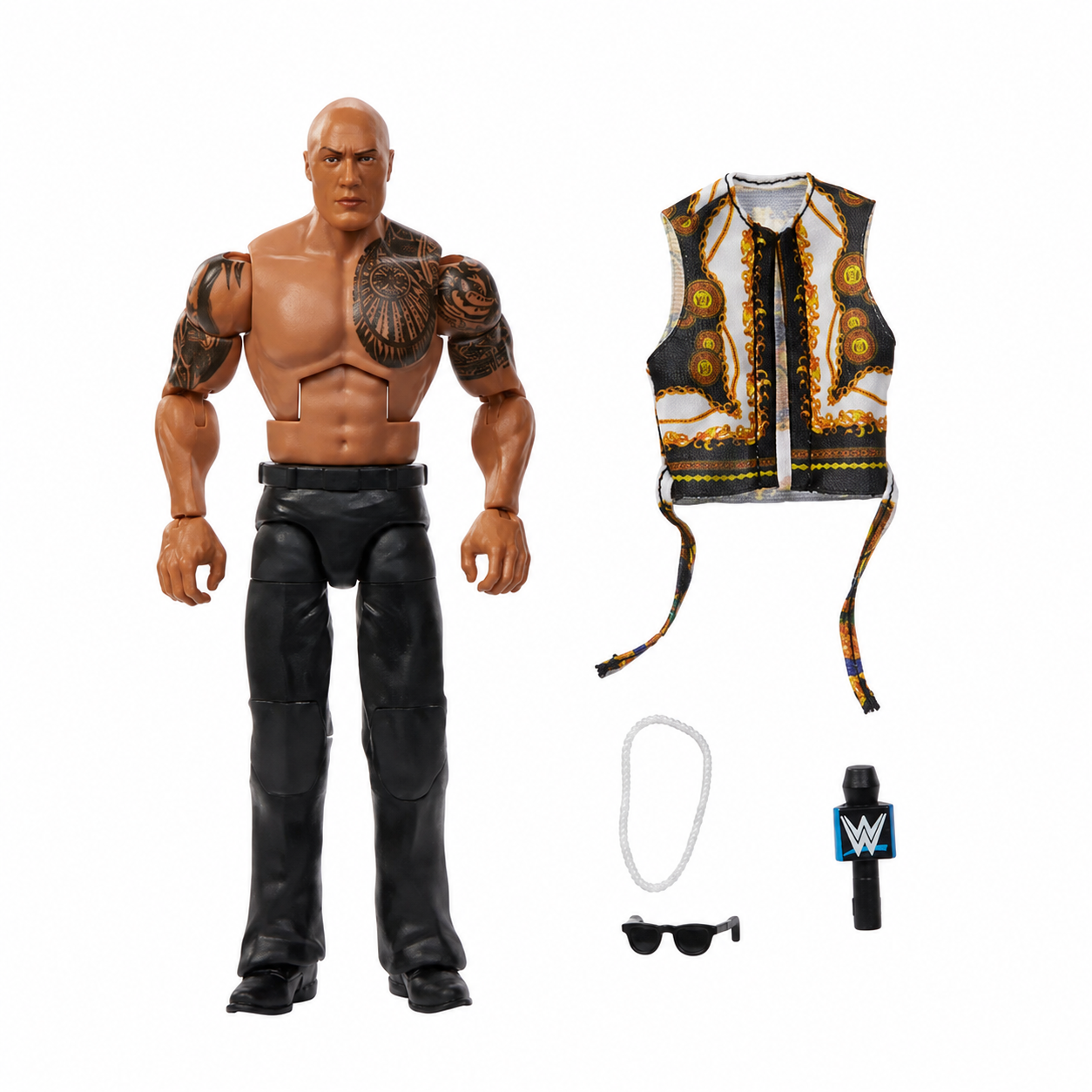 The Rock WWE Elite 115 Out Of Box Action Figure Mattel 4