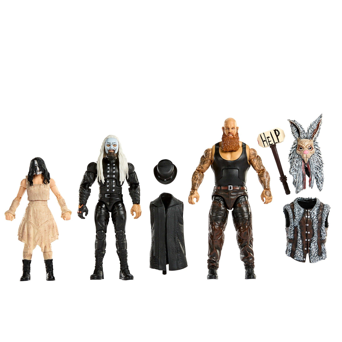 WWE Elite Collection Wyatt Sicks Set of 3 Action Figures Mattel